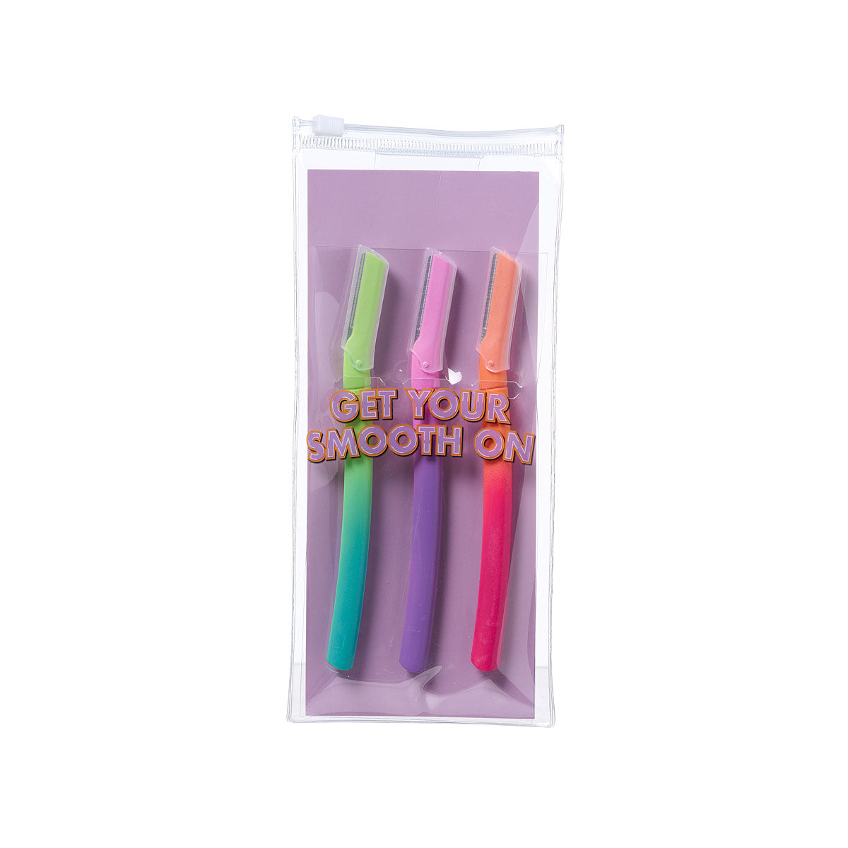 Neon Animal Facial Razors 3pk