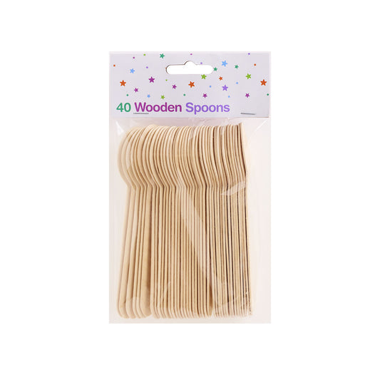 Wooden Spoon 40pk