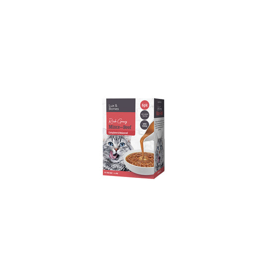 Lux & Bones Mince With Beef 6x85g