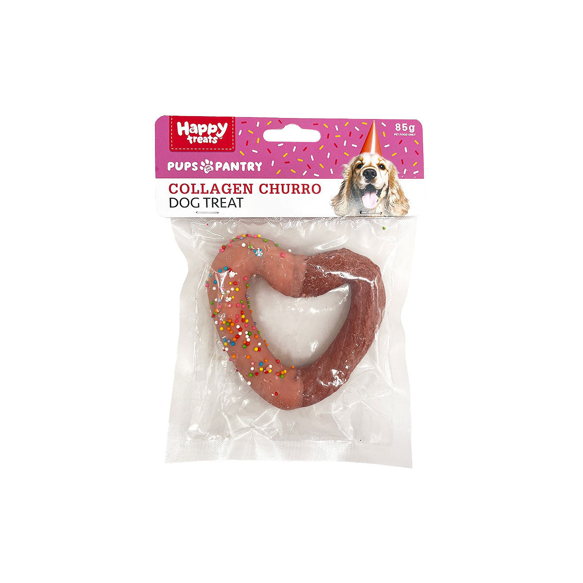 Pups In The Pantry Churro Heart Dog Treat