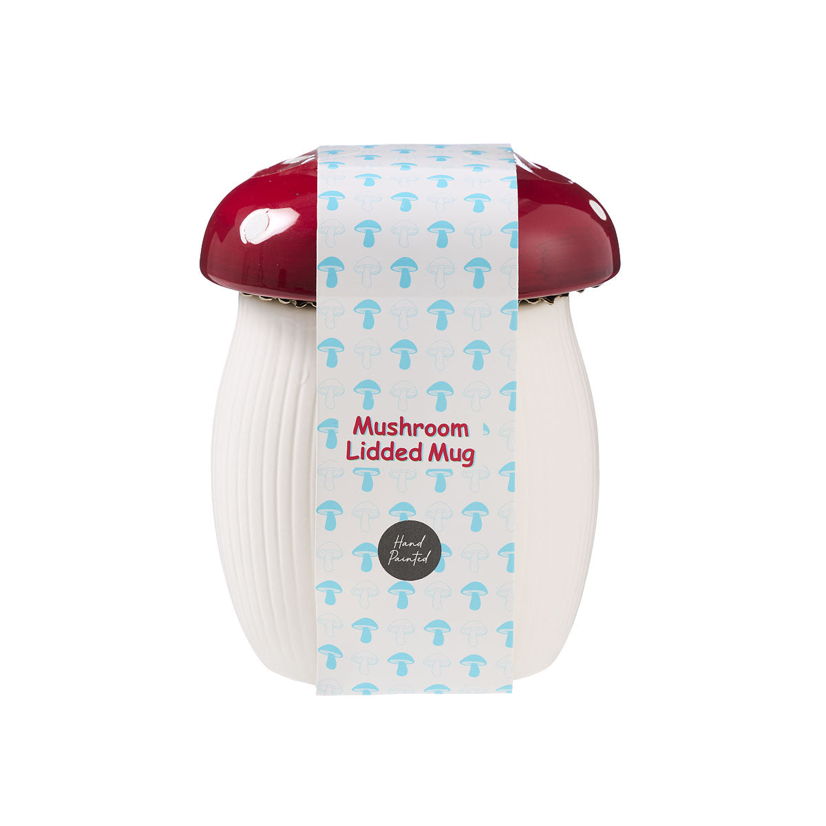 Coloured Mushroom 3D Lidded Mug Assorted