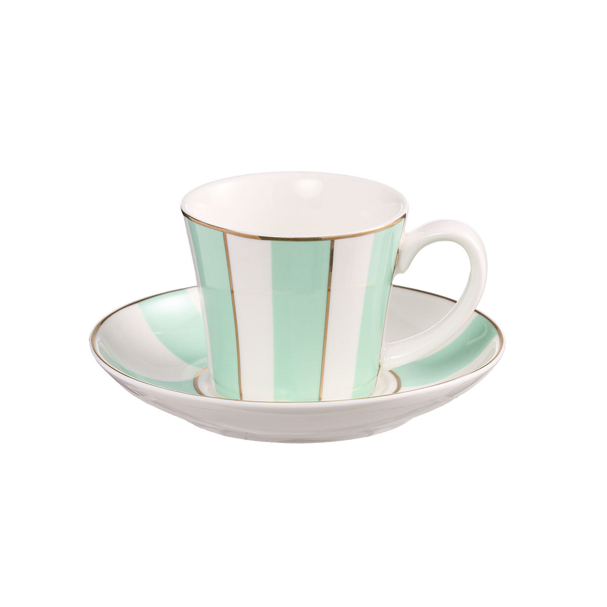 Stripes Espresso Cup & Saucer Assorted