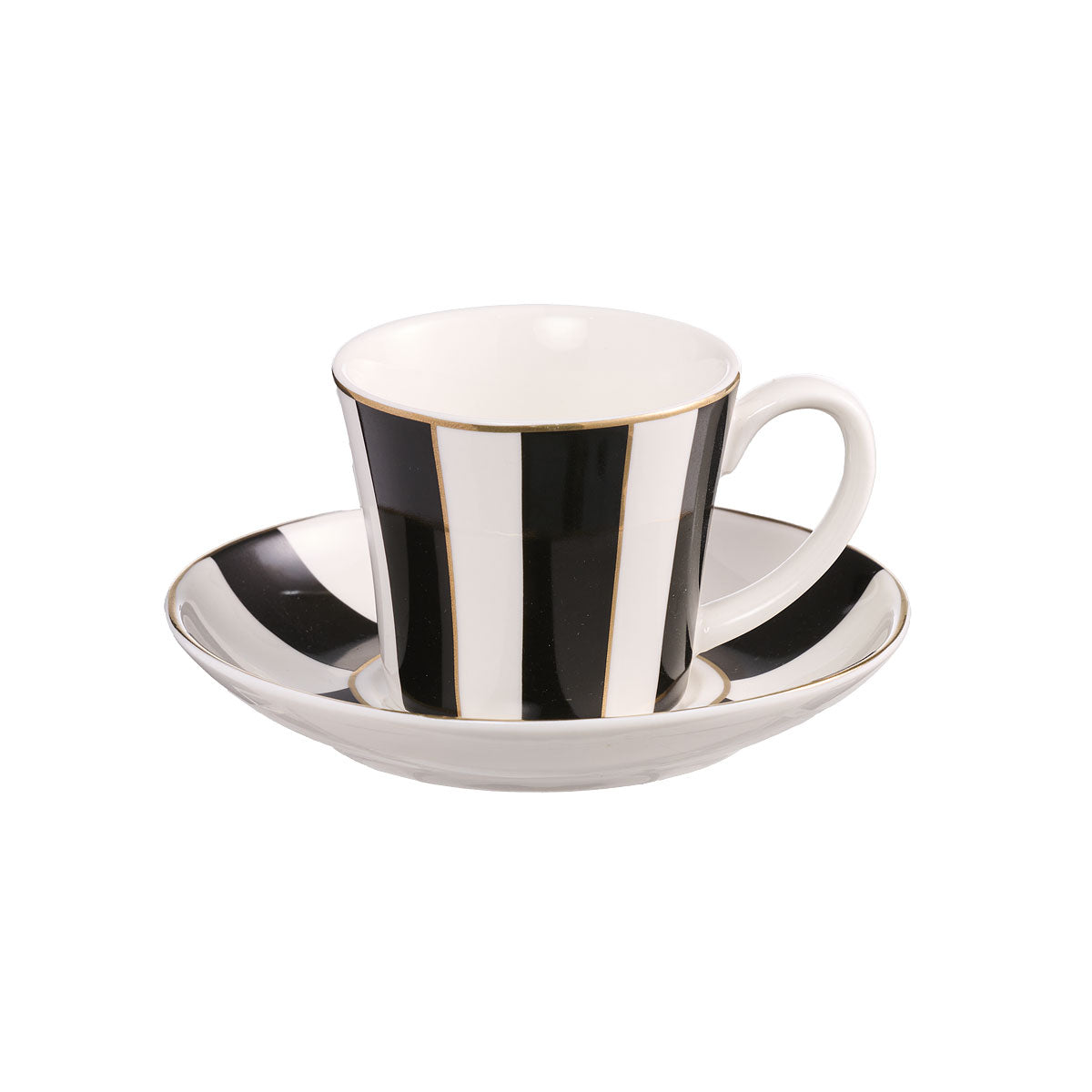 Stripes Espresso Cup & Saucer Assorted