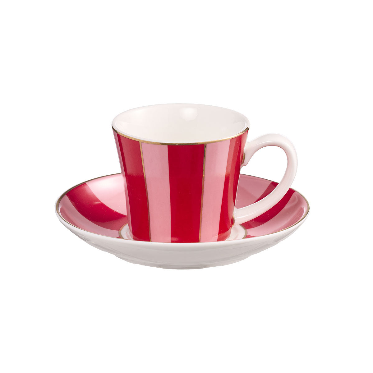 Stripes Espresso Cup & Saucer Assorted