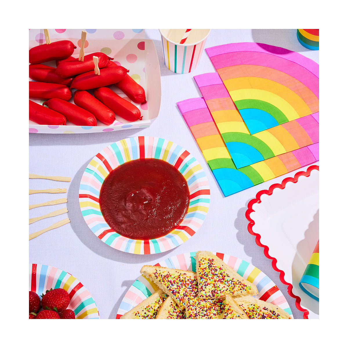 Rainbow Grease Paper 8pk