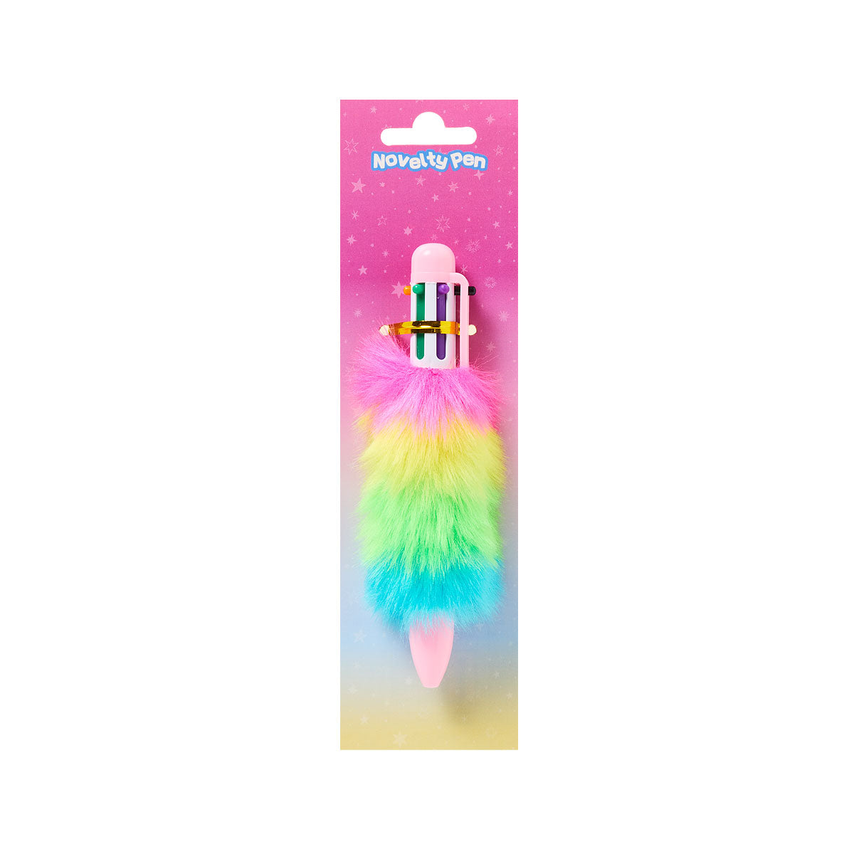 Multicoloured Plush 6-Colour Ball Pen