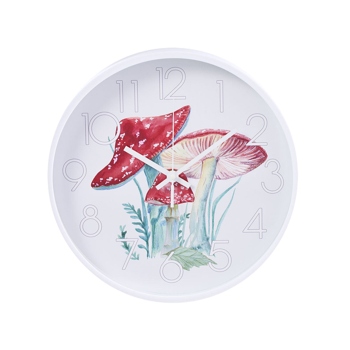 Clock Mushroom/Green 30cm Assorted