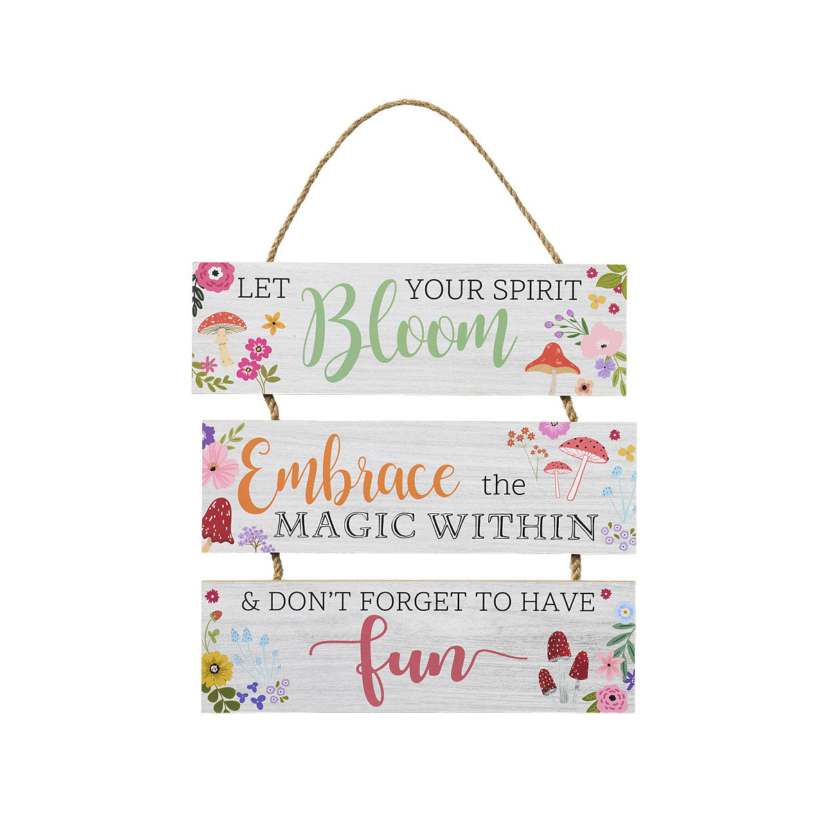 Hanging Plaque Love/Bloom