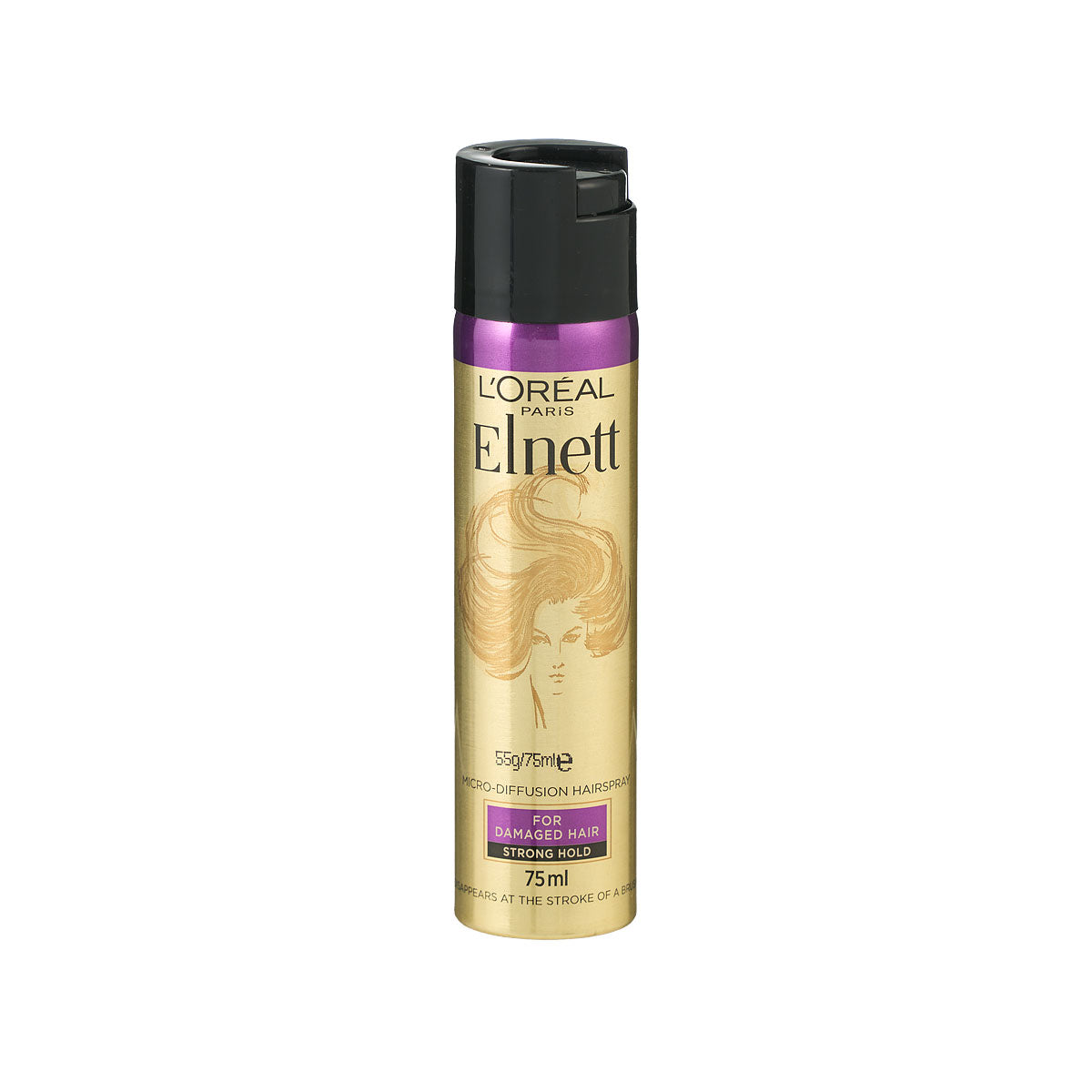 L’Oréal Hairspray For Damaged Hair Strong Hold 75mL/55g