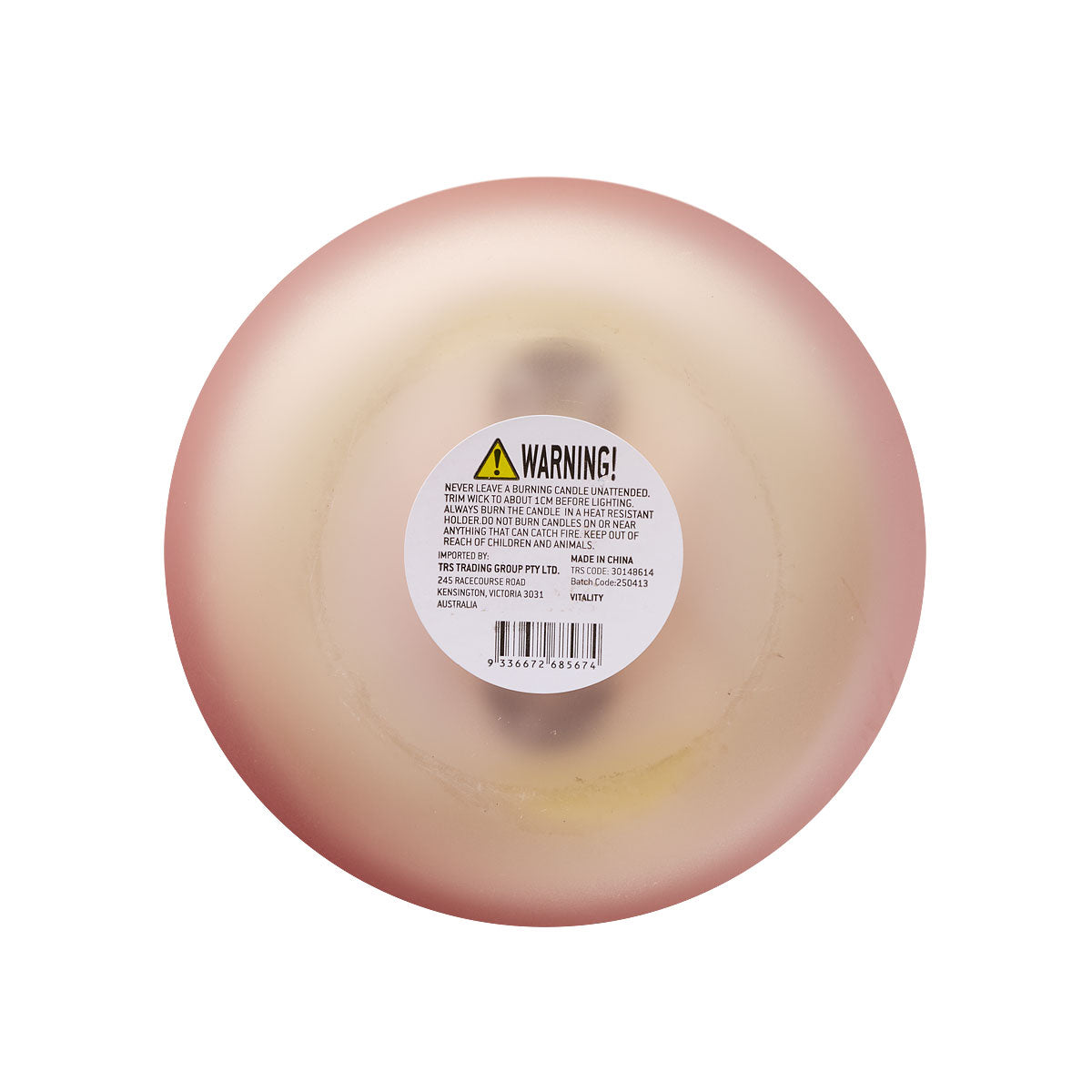 2-wick Stones Candle Pink/Purple