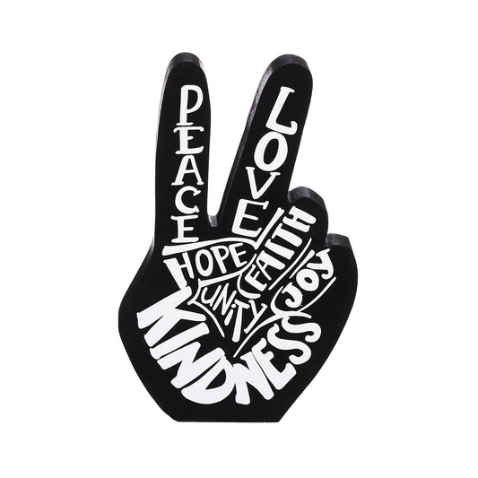 Tabletop Peace Sign