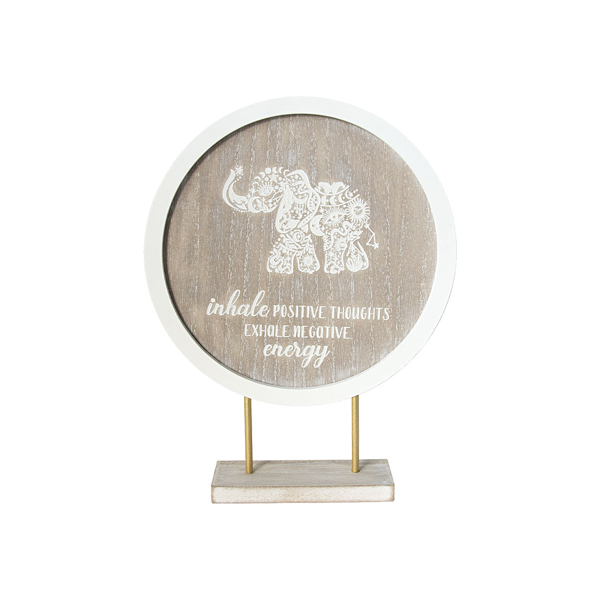 Tabletop Hamsa/Elephant On Stand