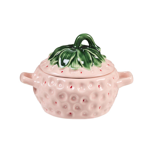 Strawberry Delight Lidded Pot Assorted