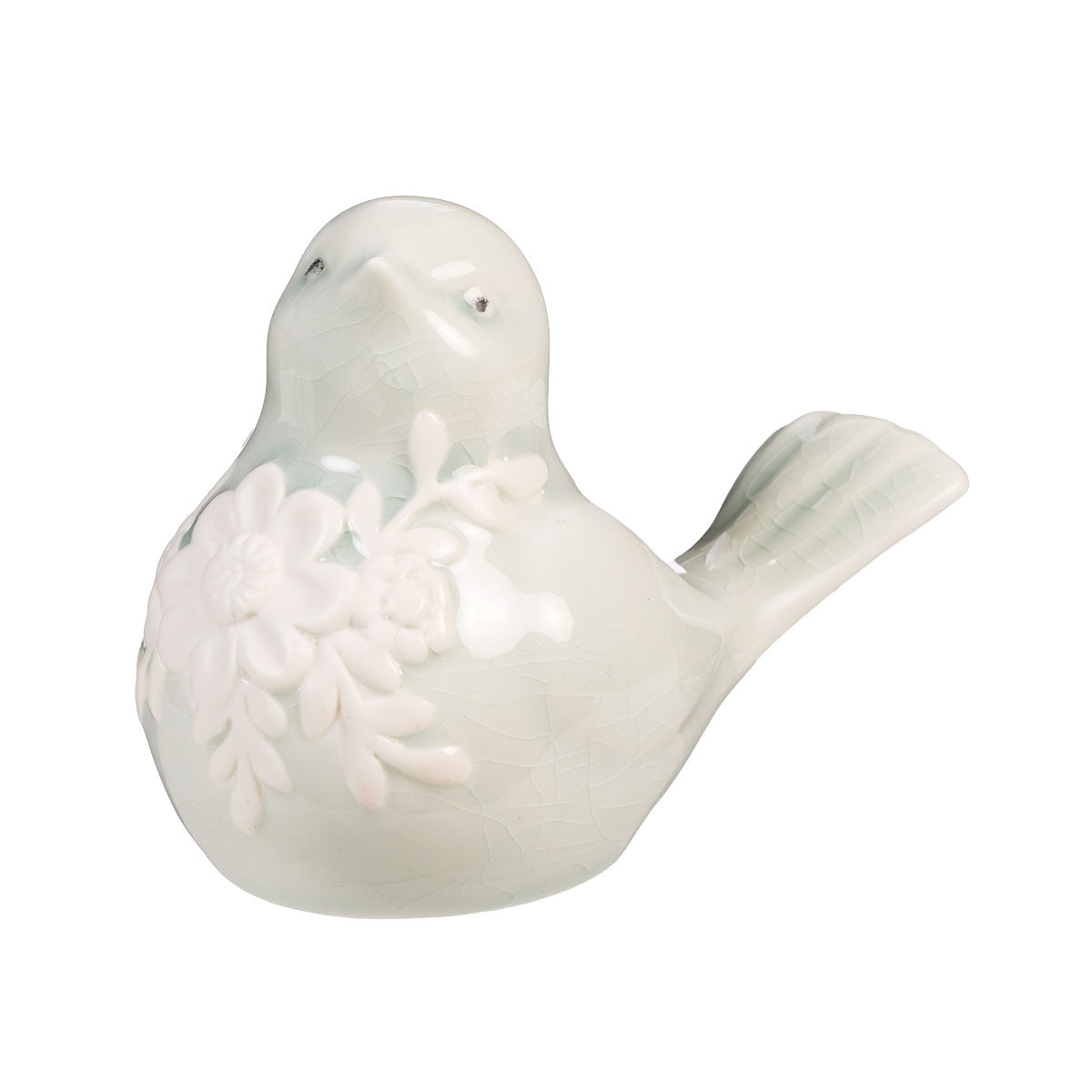 Bird With Florals Ornament