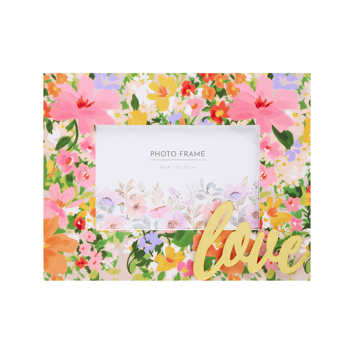 Photo Frame 4"X6" Word Bloom