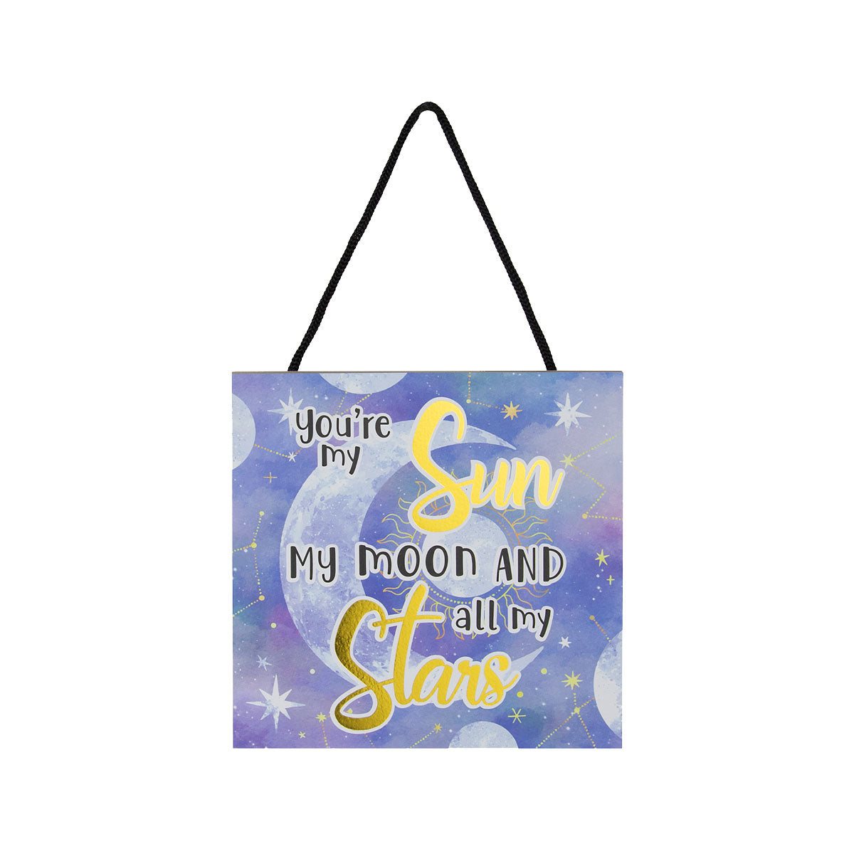 Sparkle/Stars Hanging Plaque