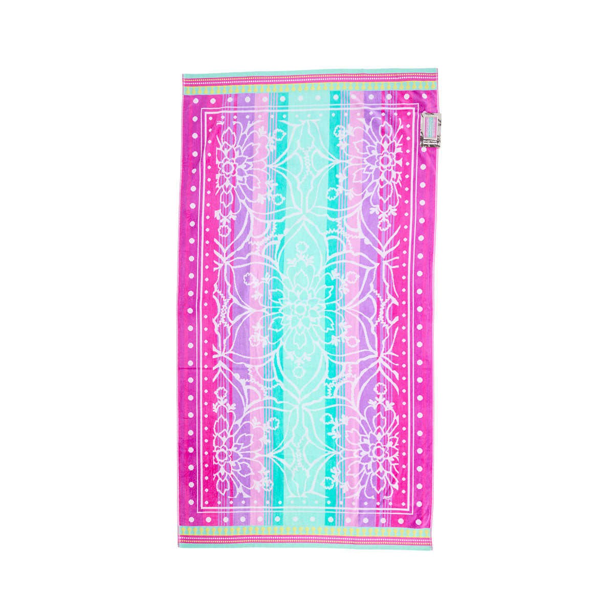 Velour Jacquard Beach Towel Maharanti 86x160cm