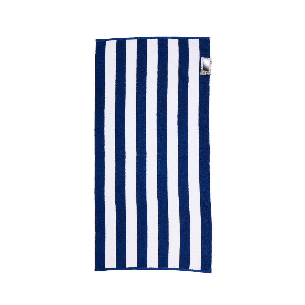 Beach Towel Navy Stripe 75x150cm