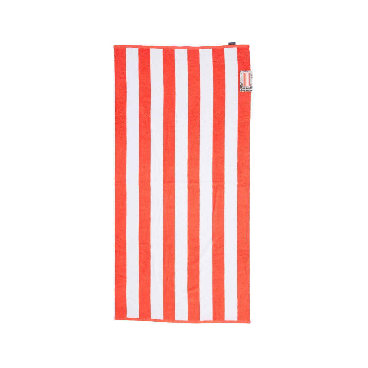Beach Towel Red Stripe 75x150cm