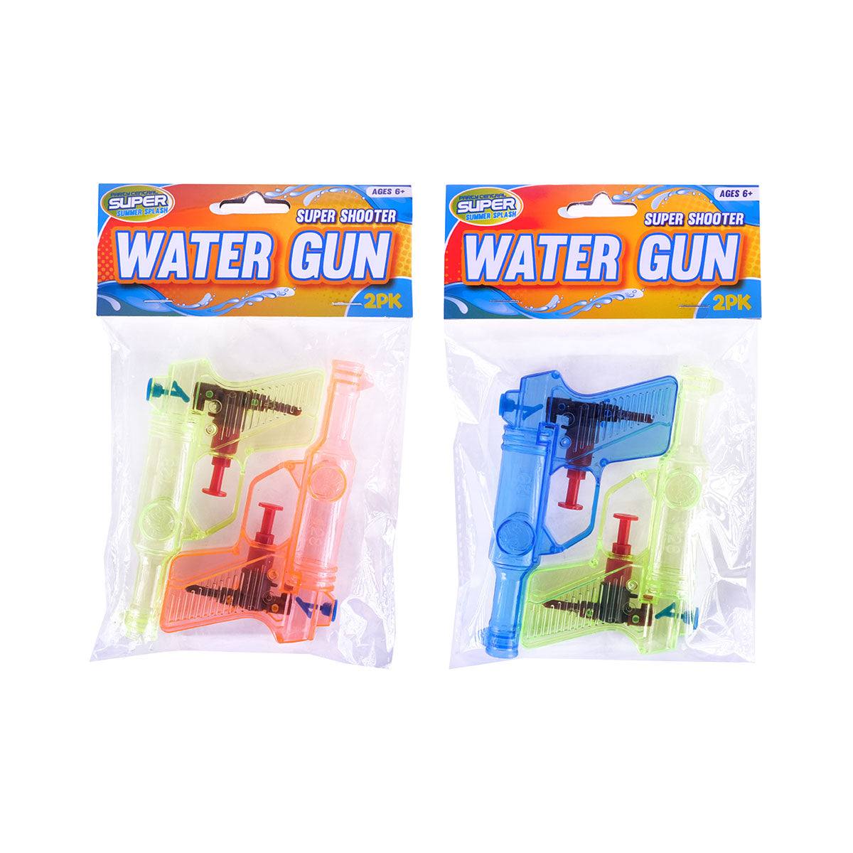 Water Gun 2pk 12cm x 8cm x 2cm