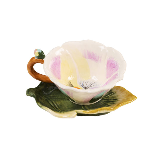 3D Flower Tea Cup and Saucer Assorted