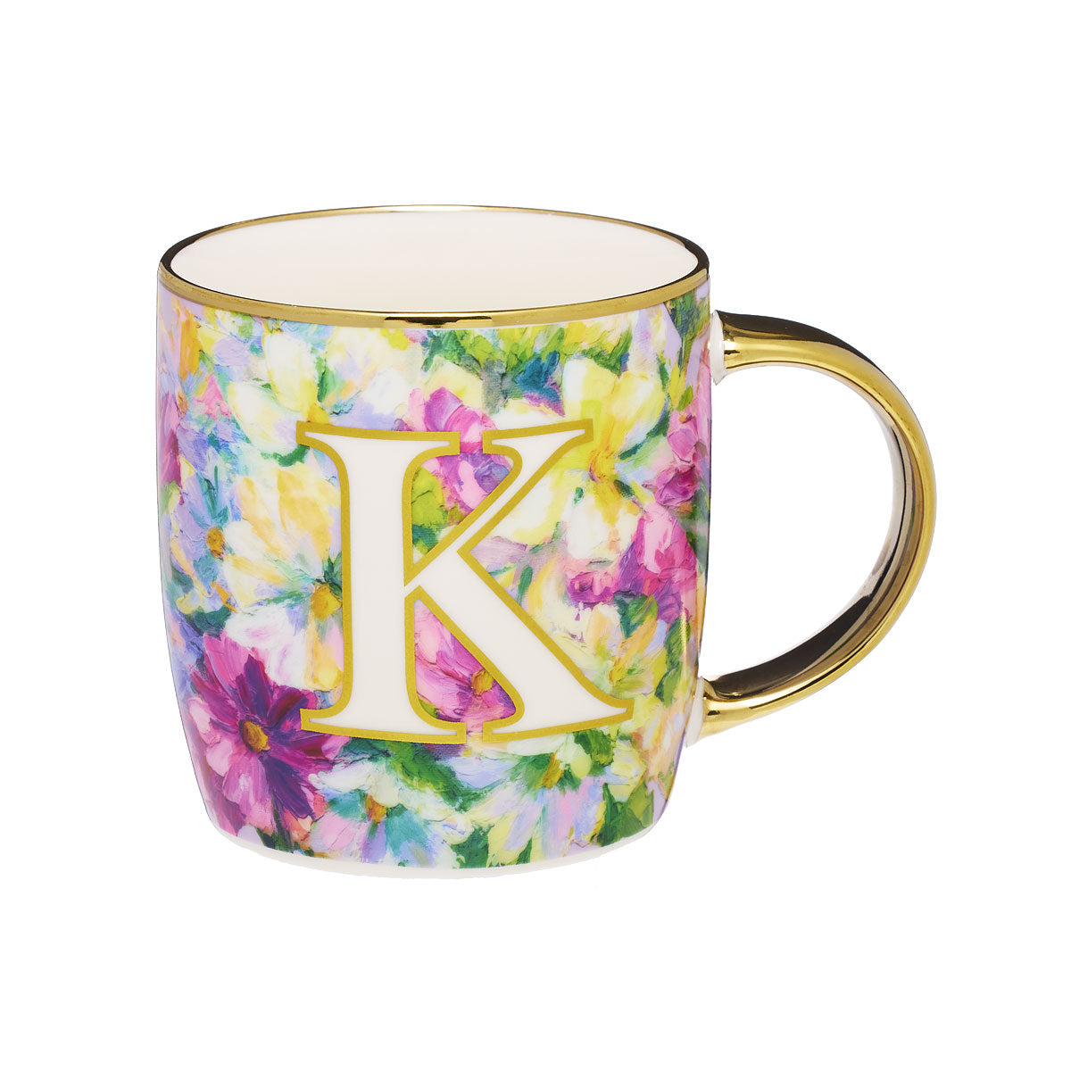 Still Life Monogram Mug C/J/K