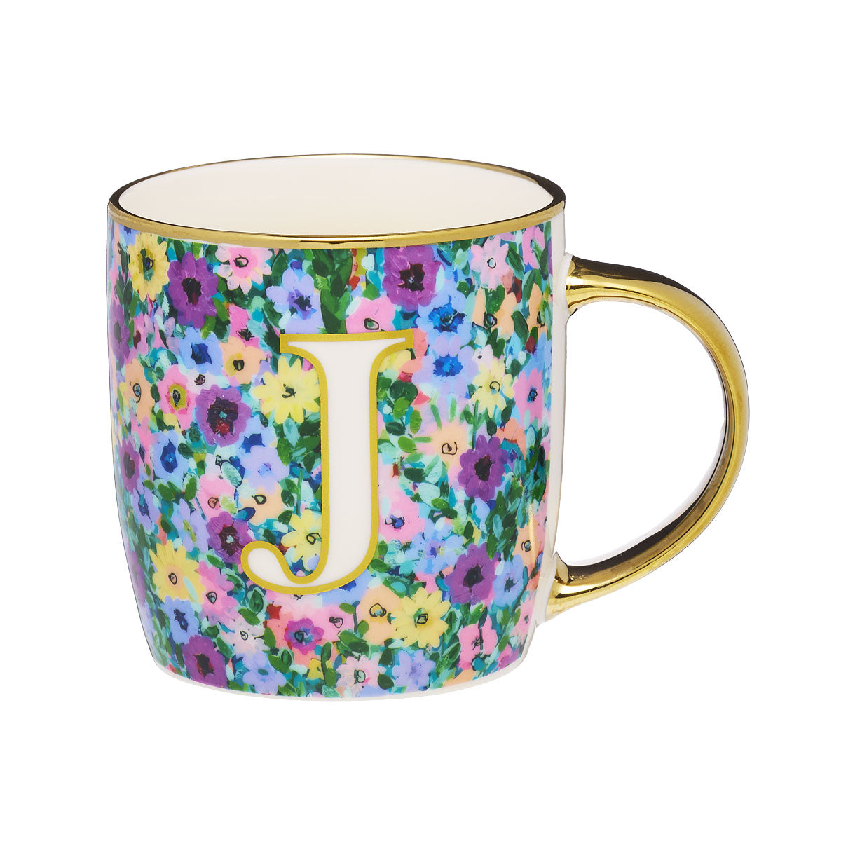 Still Life Monogram Mug C/J/K