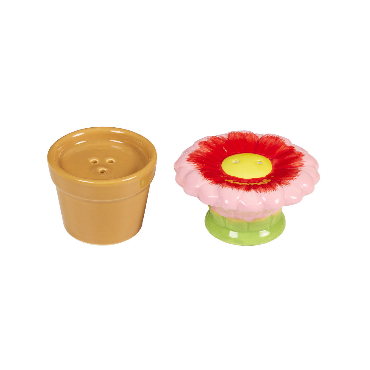 Flower Pot Salt & Pepper Shakers