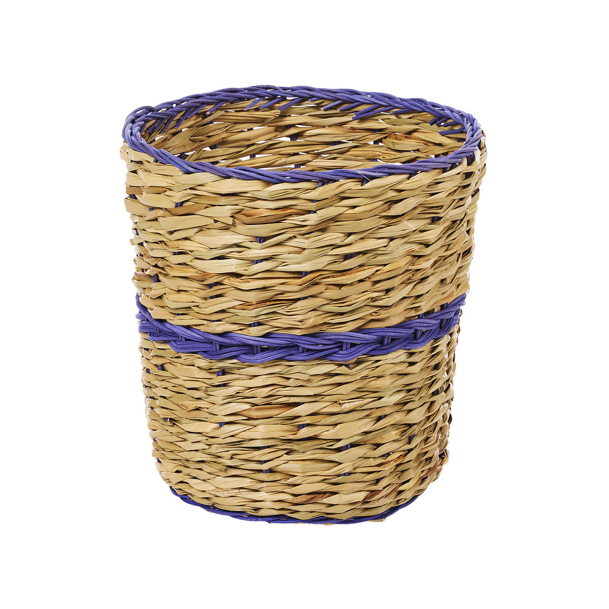 Stripe Hyacinth Waste Bin