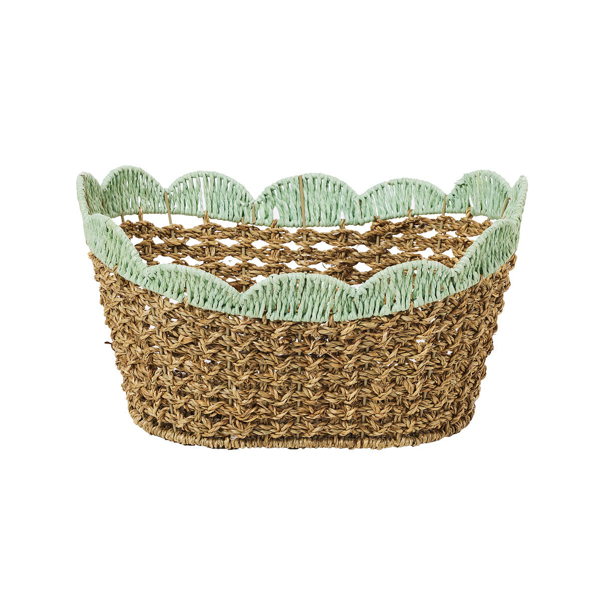 Scallop Edge Seagrass Basket