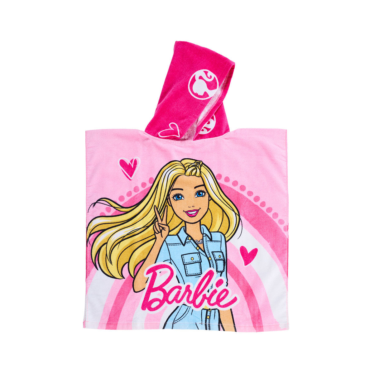 Barbie Hooded Towel 60x120cm