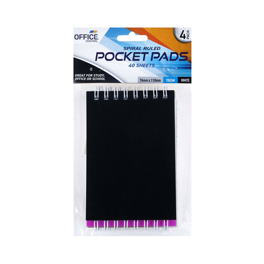Pocket Notepads 4pk