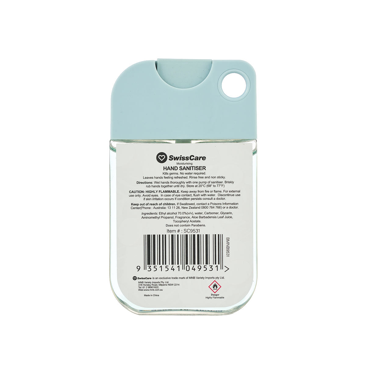 SwissCare Moisturing Hand Sanitiser Spray Series3 Assorted 45mL