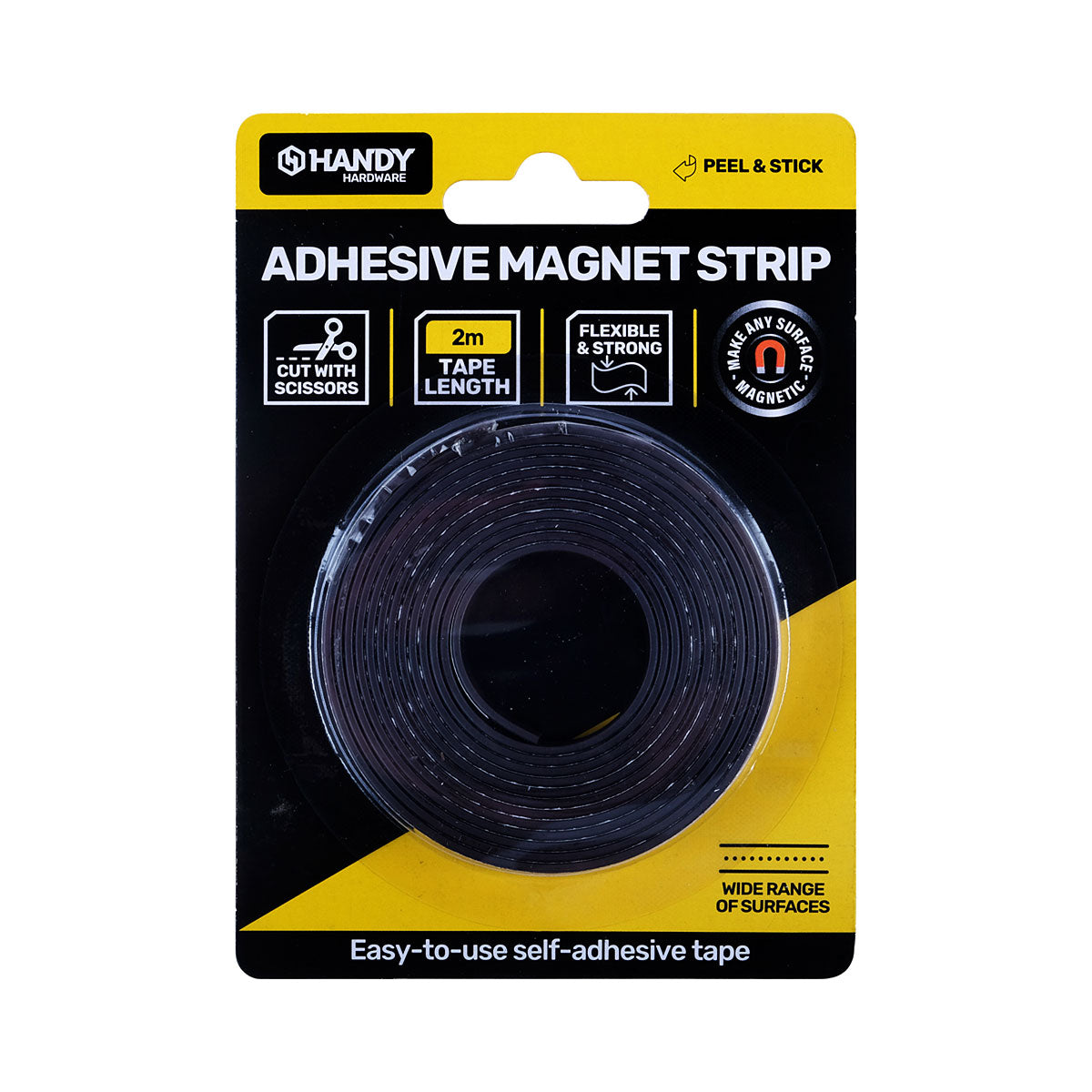 Handy Hardware Adhesive Magnet Strip 2M