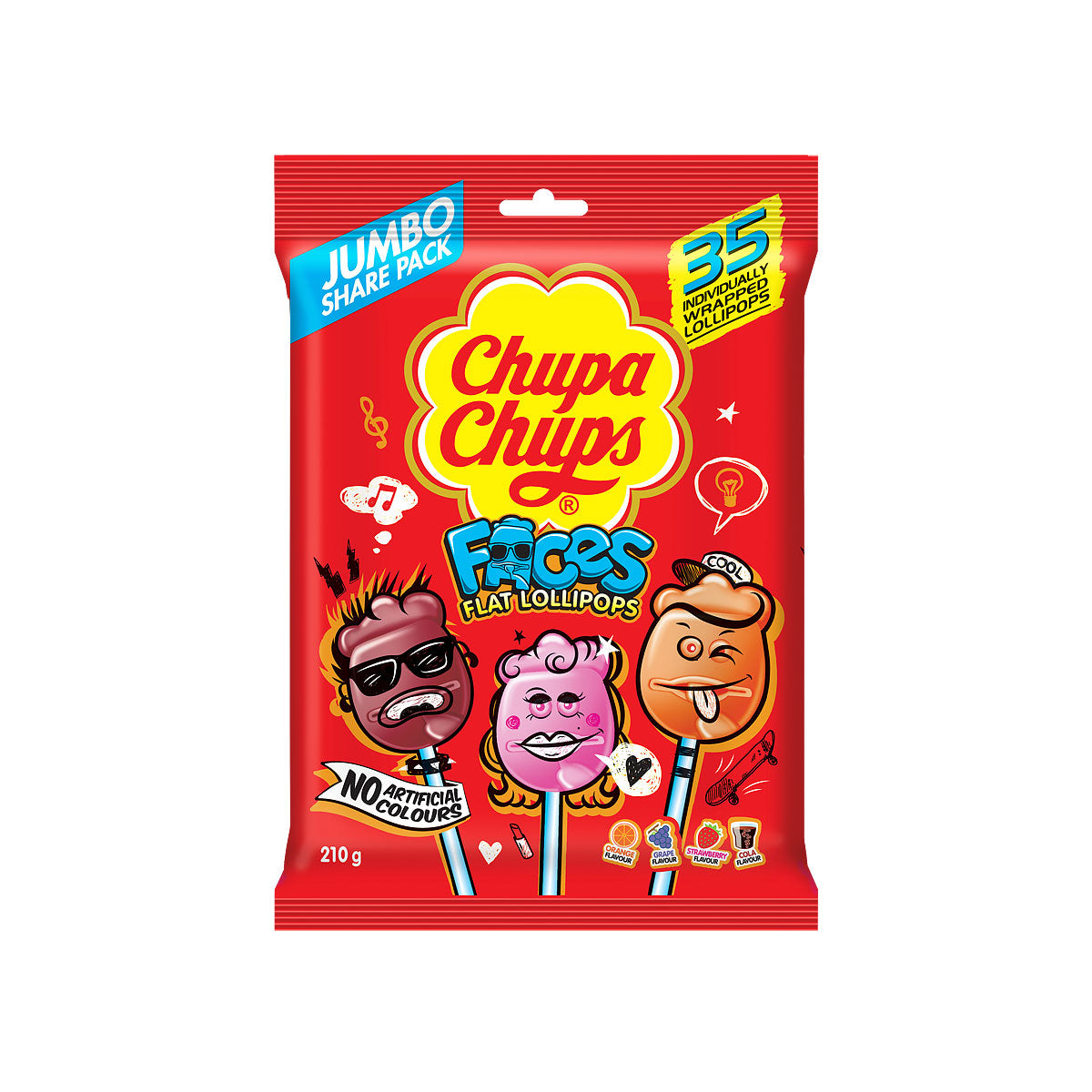 Chupa Chup Faces 35pk