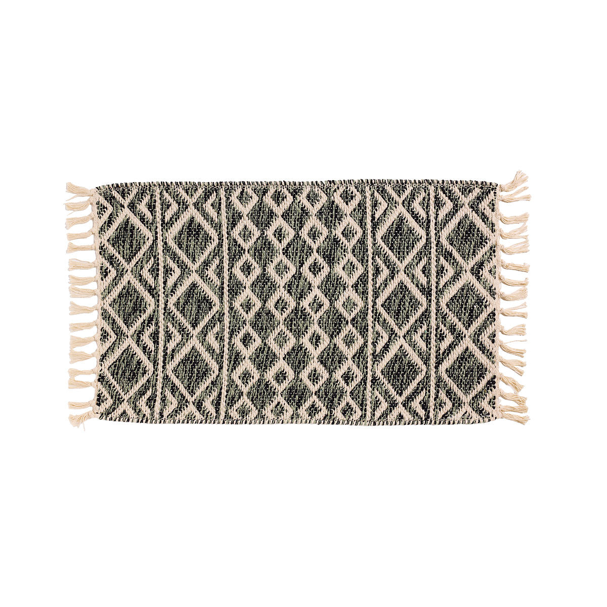 Cotton Woven Mat Diamond 50x80cm