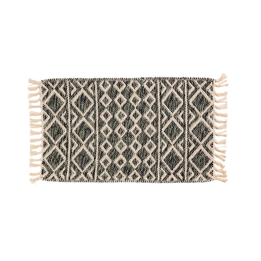 Cotton Woven Mat Diamond 50x80cm