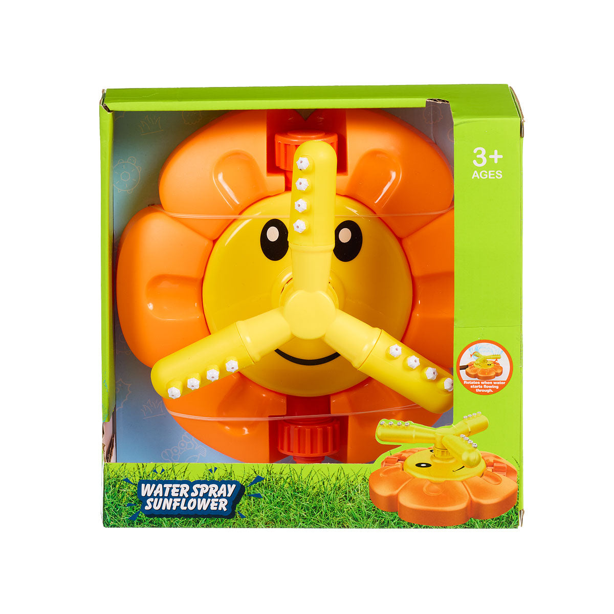 Rotating Water Spray Sunflower Toy Sprinkler