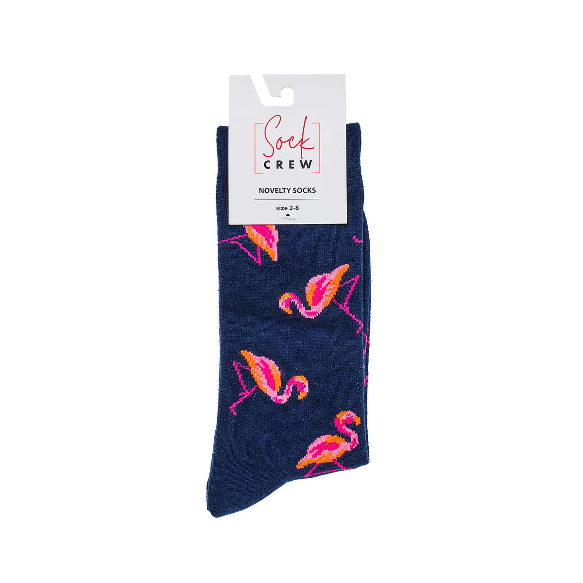 Women's Flamingo Sock White