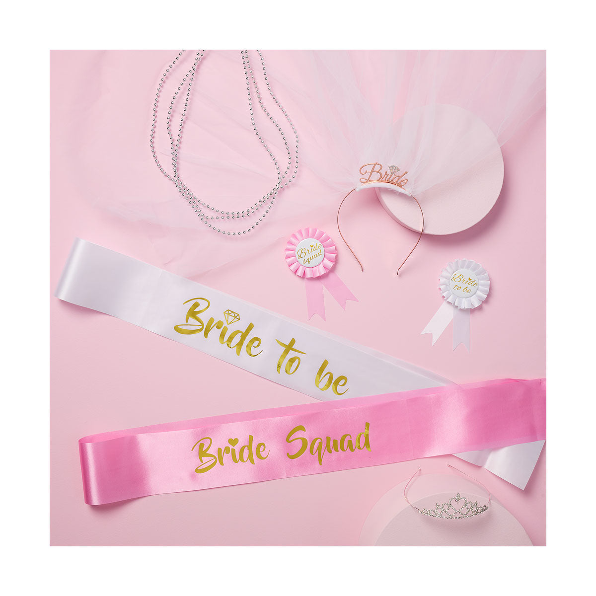 Costume Bride-To-Be Veil Champagne