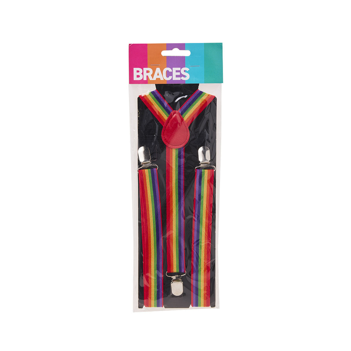 Costume Braces Rainbow