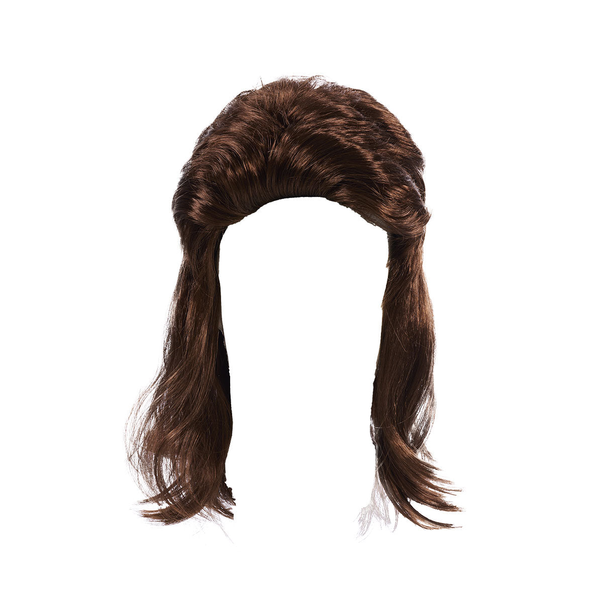 Costume Wig Mullet Brunette/Blonde