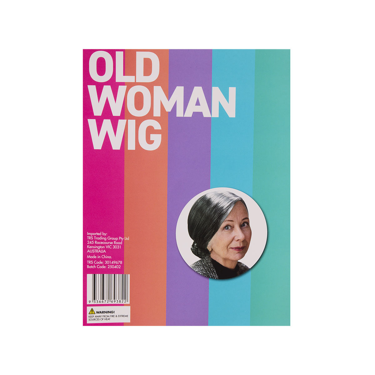 Costume Old Man/Old Woman Wig