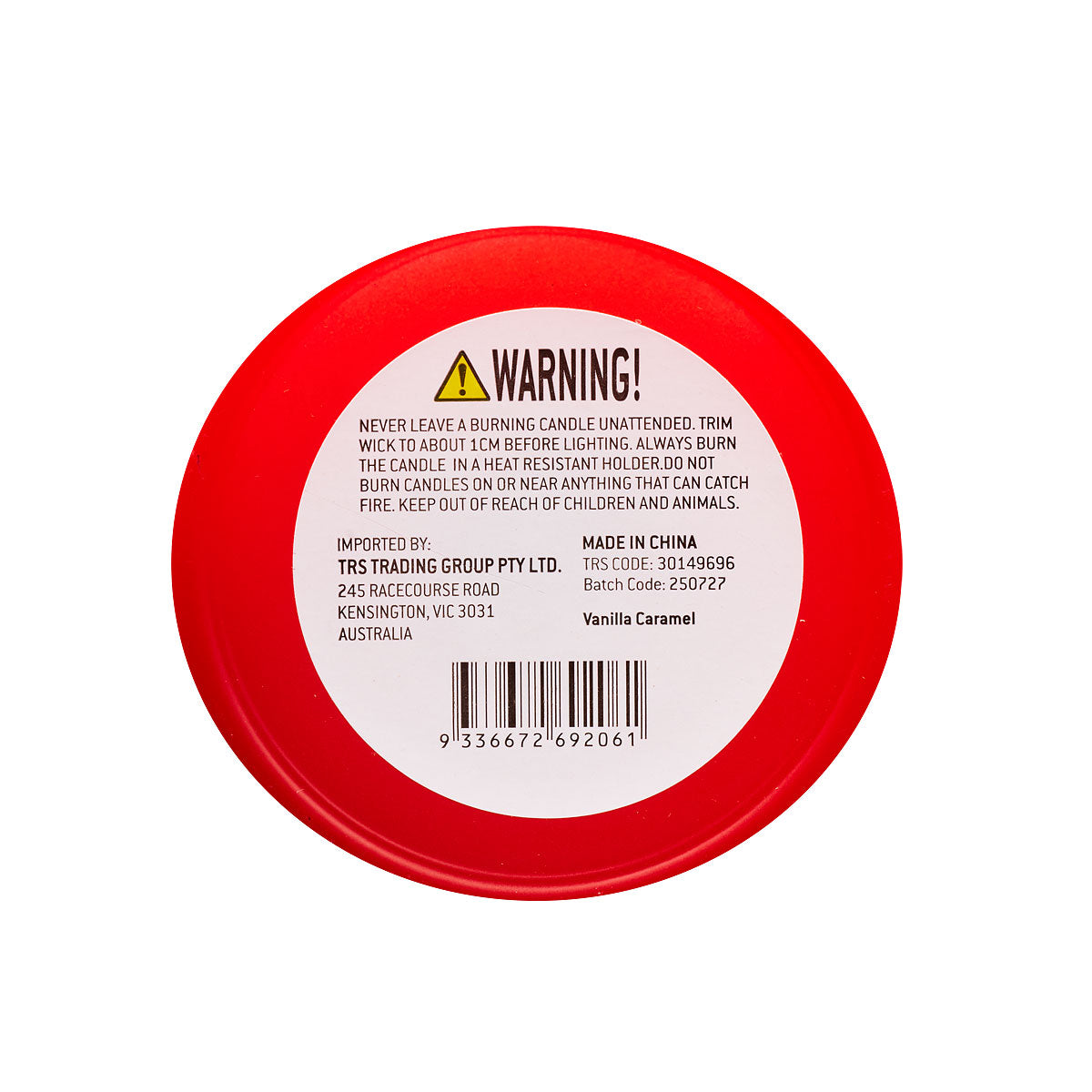 Christmas Frost Candle Wooden Lid Assorted