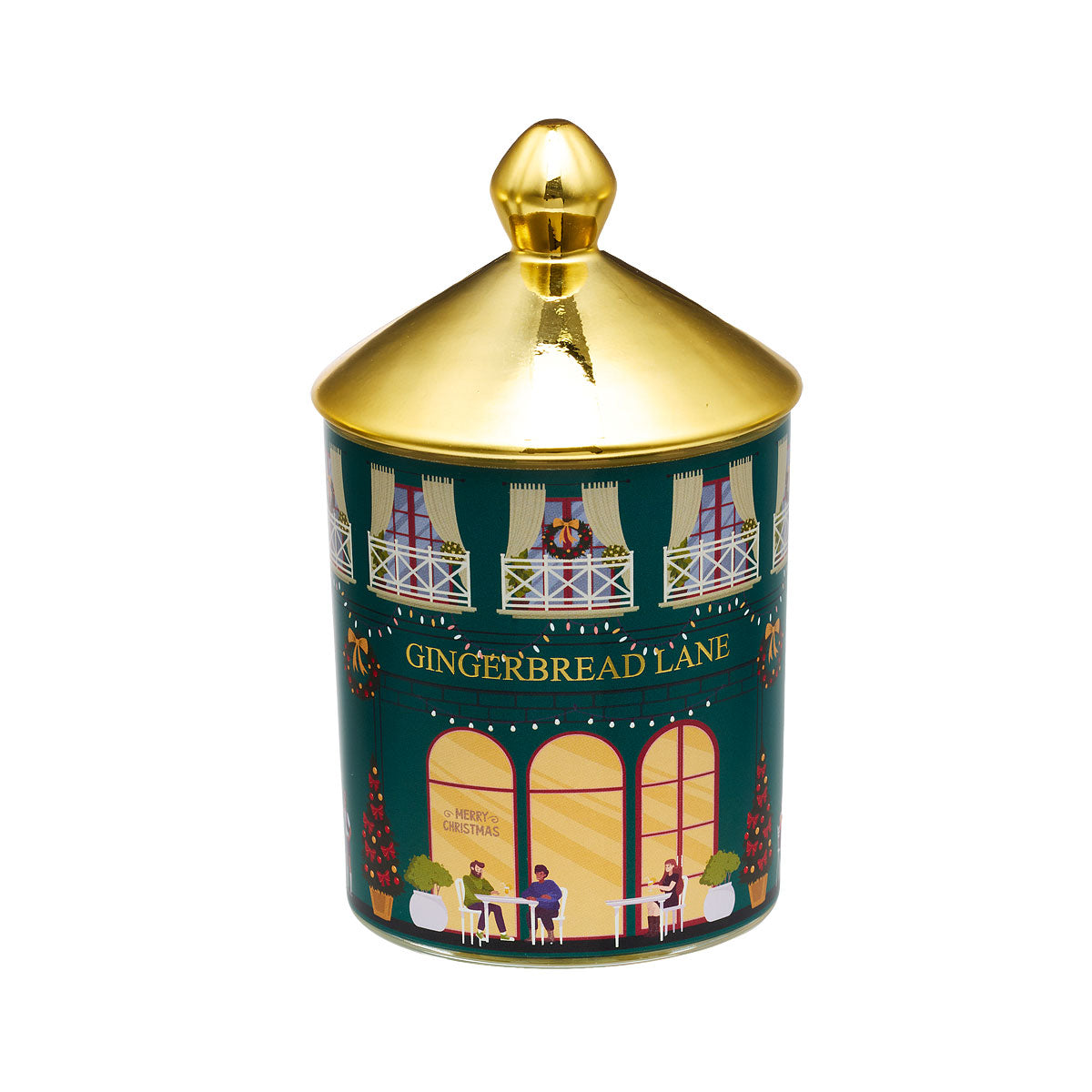 Christmas House Candle Red/Green