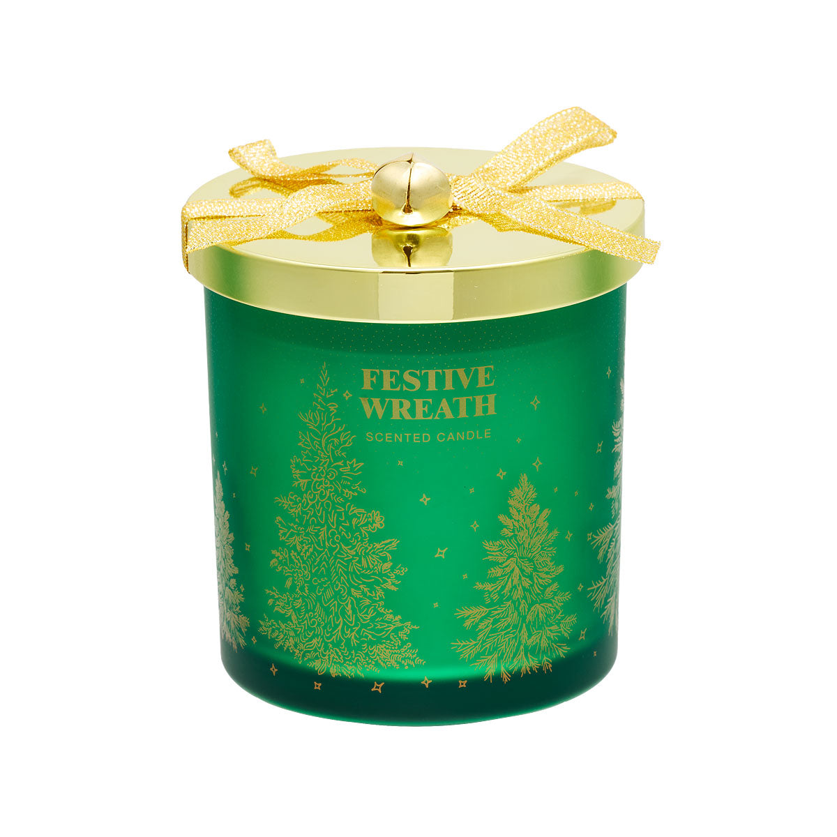Christmas Candle with Bell Lid Assorted