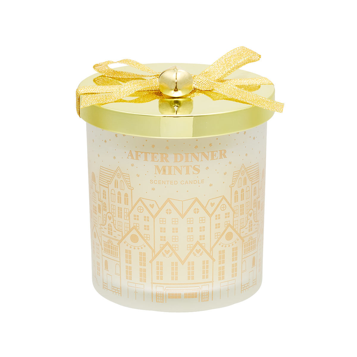 Christmas Candle with Bell Lid Assorted