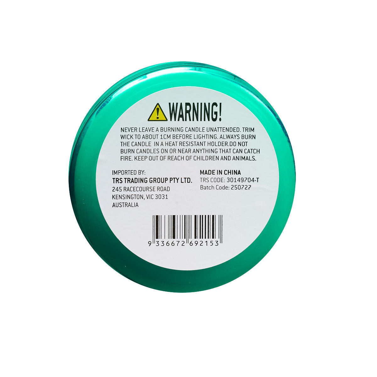 Christmas Monogram Candle Red/Green Assorted