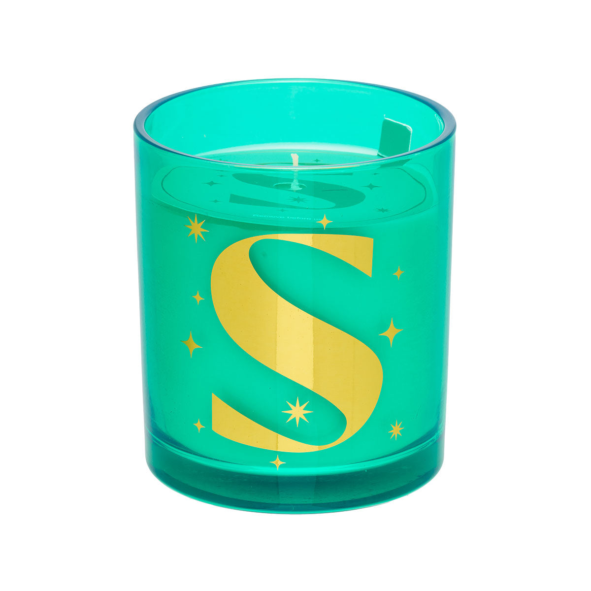 Christmas Monogram Candle Red/Green Assorted