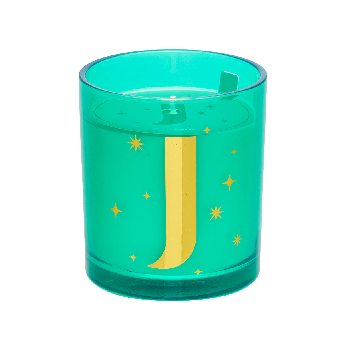 Christmas Monogram Candle Red/Green Assorted